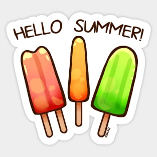 Summer Popsicles (Warm Version) Sticker